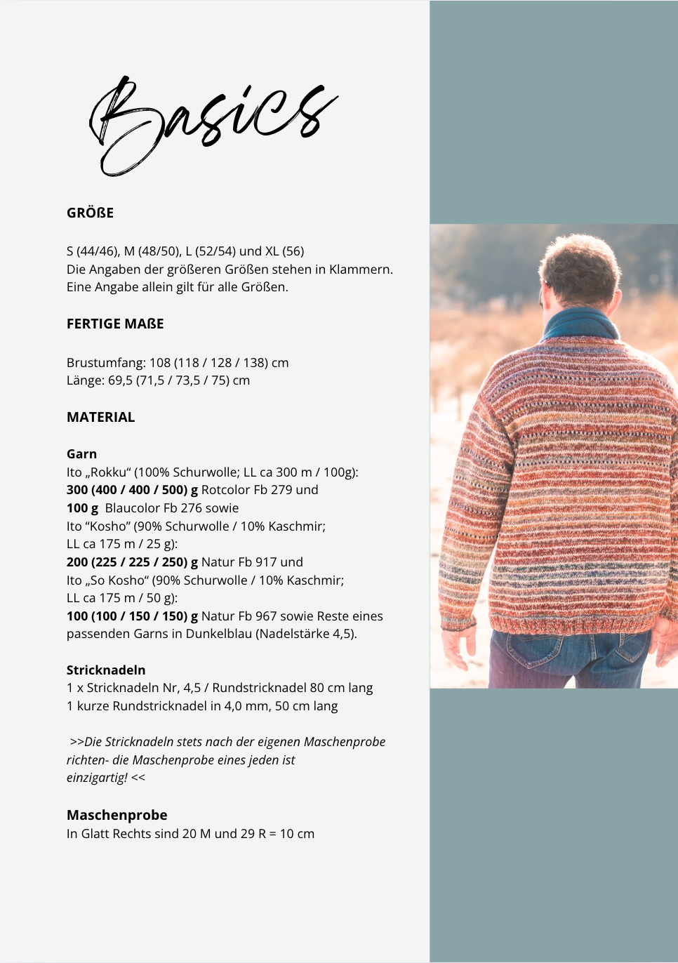 LAUTER STREIFEN - Wollpaket mit Strickanleitung