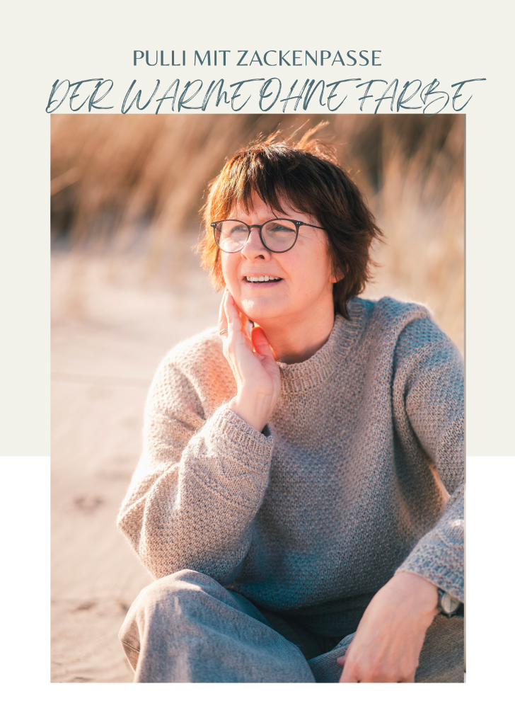 DER WARME OHNE FARBEN - Wollpaket mit Strickanleitung