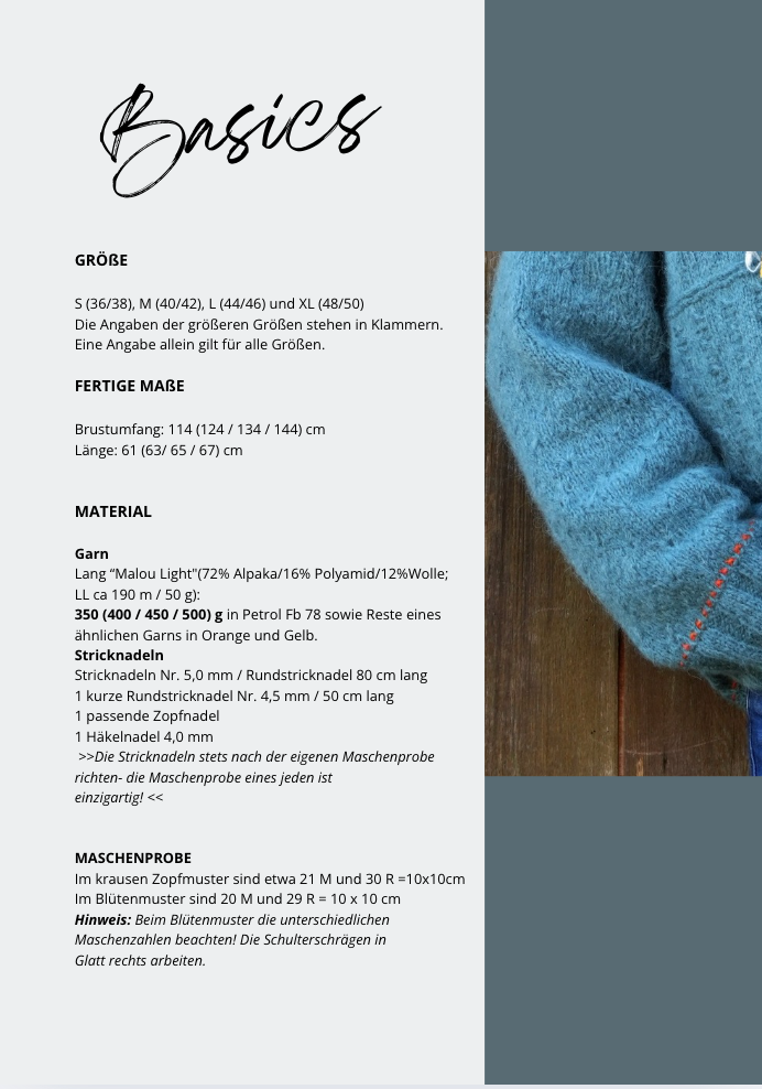 Kraus gedreht - Wollpaket mit Strickanleitung