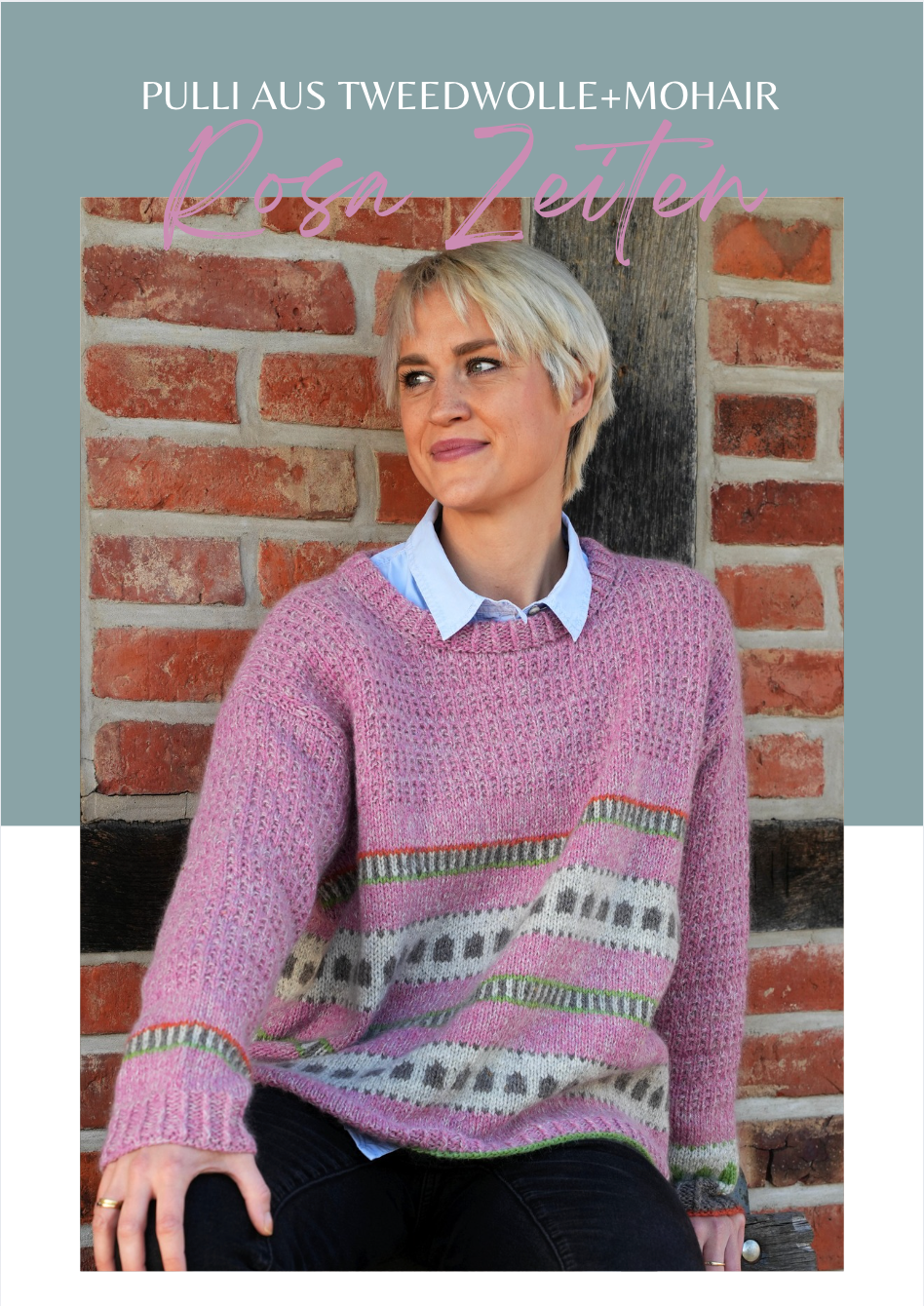 ROSA ZEITEN - Wollpaket mit Strickanleitung