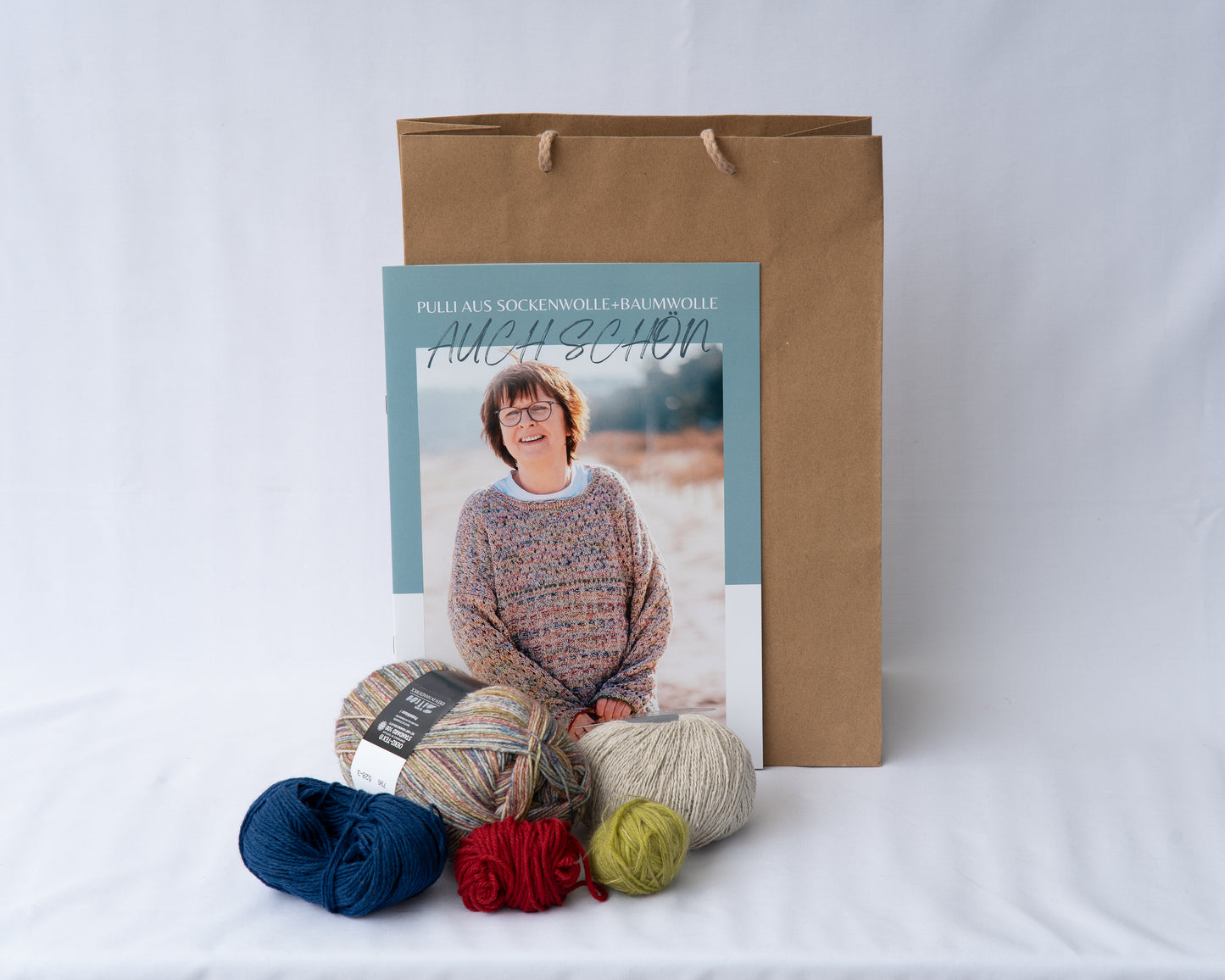 AUCH SCHÖN - Wollpaket mit Strickanleitung