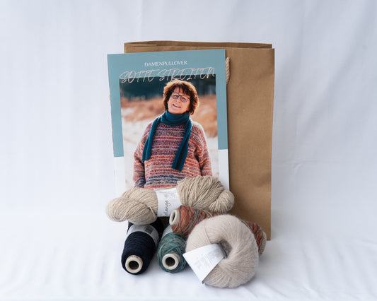 SOFTE STREIFEN - Wollpaket mit Strickanleitung