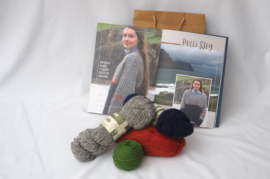 SJEY Wollpaket mit Strickbuch